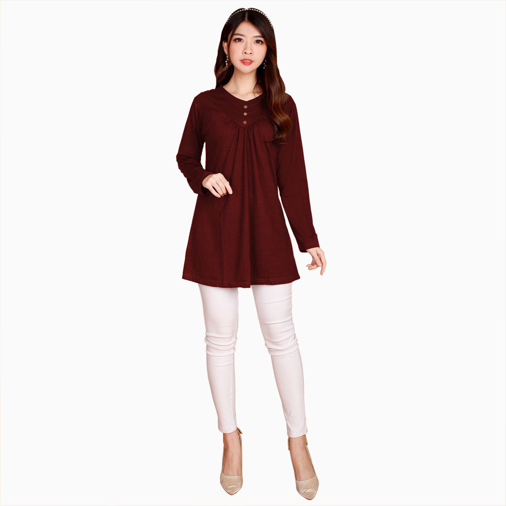 Tunik Tangan Terompet Wanita model terbaru - Jfashion new Inekke