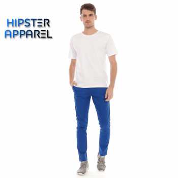 HIPSTER celana chino panjang pria warna BLUE DIAMOND / PERMATA BIRU