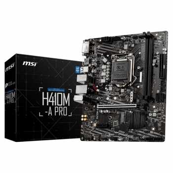 MSI H410M-A PRO Intel H410 LGA1200 DDR4 Micro ATX Motherboard