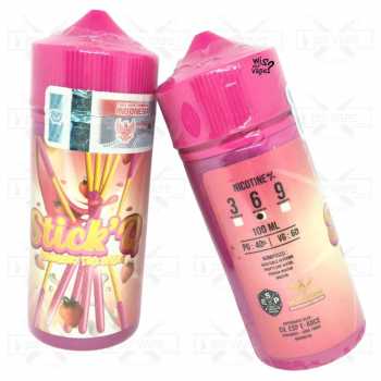 STICK Q Strawberry Stick Biscuit 100ml - Liquid Vape Freebase