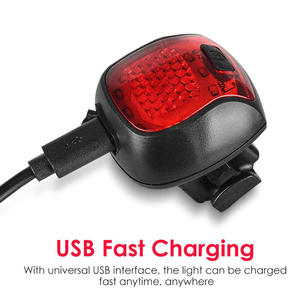 Deemount Lampu Belakang Sepeda LED Tail Light Waterproof 20 Lumens - XH-213