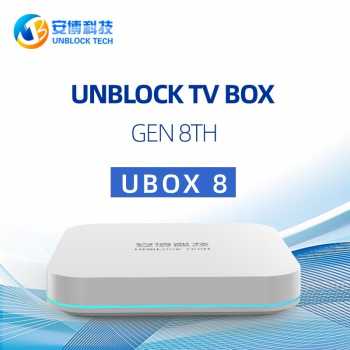 UNBLOCK TECH UBOX 8 PRO MAX - Android 10.0 TV Box - RAM 4GB ROM 64GB