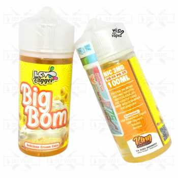 LCV Big Boom Cream Cake Banana 100ml - Liquid Vape Freebase