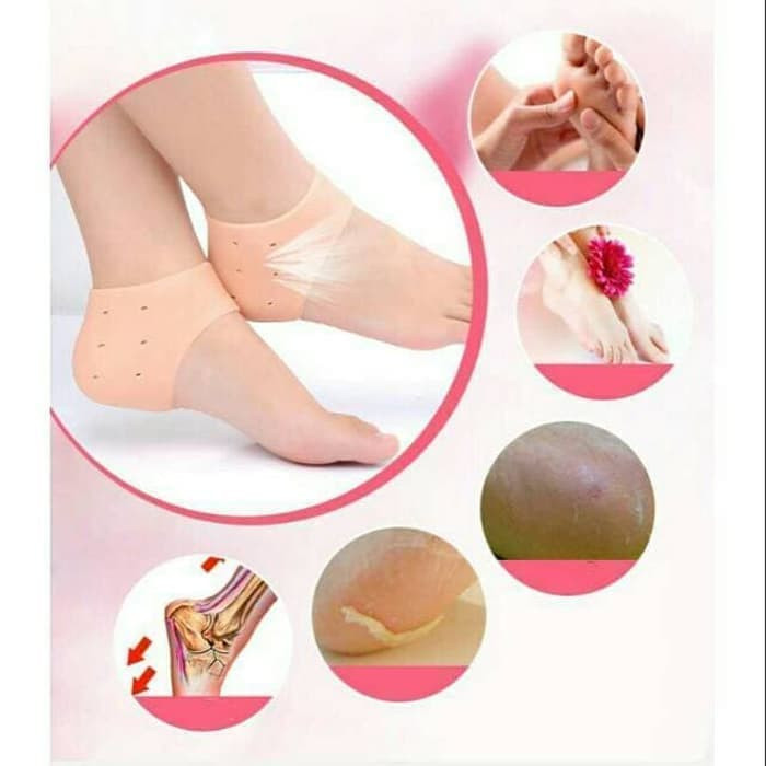Pelindung Tumit Kaki Silikon Ventilasi Udara
