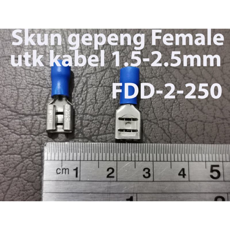 Skun Gepeng FDD 2-250 ( BIRU ) - socket