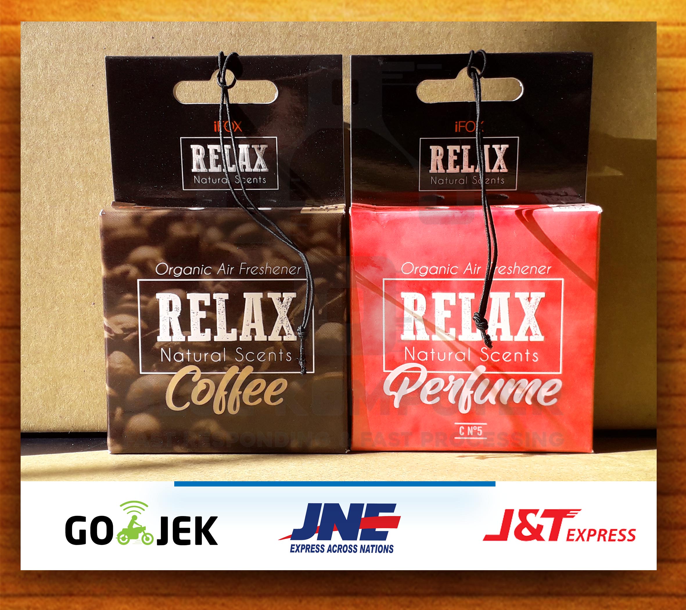 Pengharum Ruangan PARFUM Mobil iFOX RELAX Natural Scents Aroma COFFEE