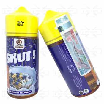 SKUT Blueberry Breakfast 100ml - Liquid Vape Freebase Levica Juice