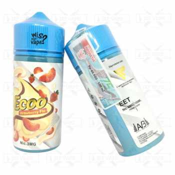 Ecoo Strawberry Fla 100ml - Liquid Vape Freebase