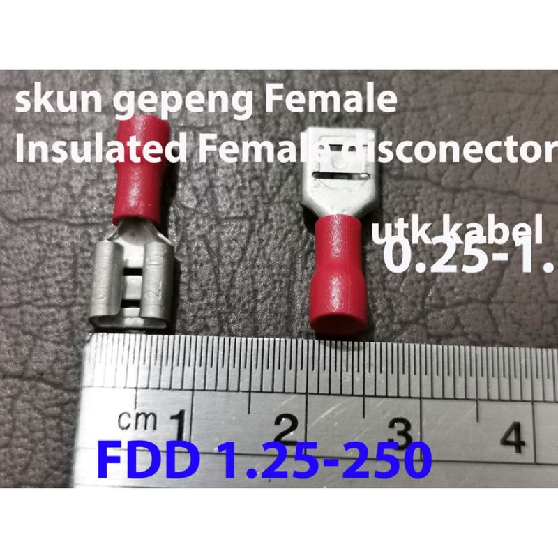 Skun Gepeng FDD 1.25-250 ( MERAH )