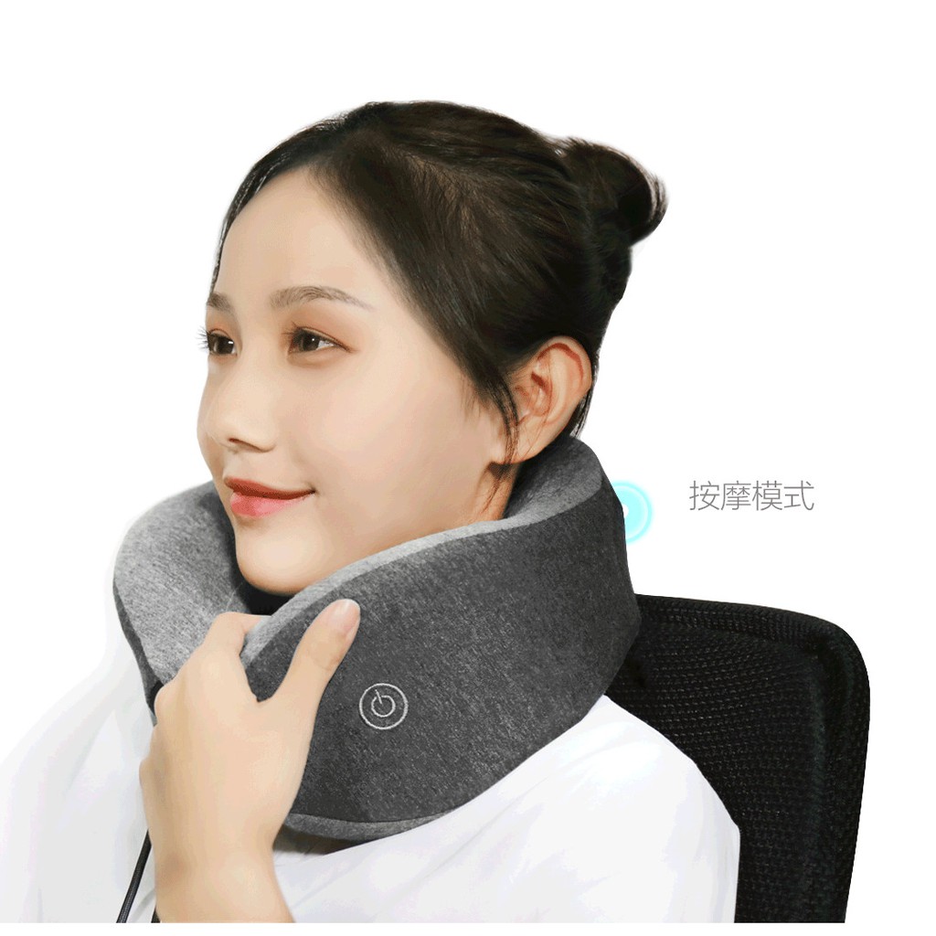 LF Bantal Pijat Leher Elektrik U-Shaped Neck Massager Pillow - LR-S100