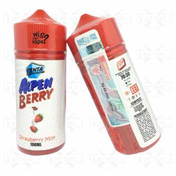 Alpen Berry Strawberry Milk 100ml - Liquid Vape Freebase