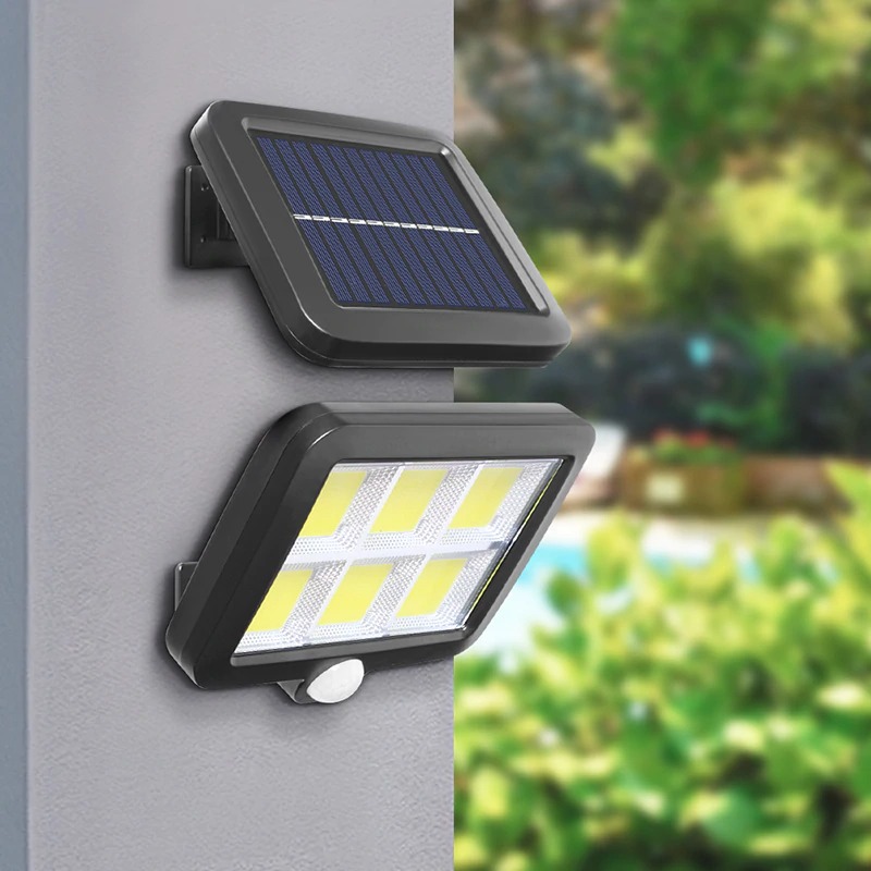 ZOYJITU Lampu Dinding Solar Sensor PIR Waterproof Cool White COB - SL-F120