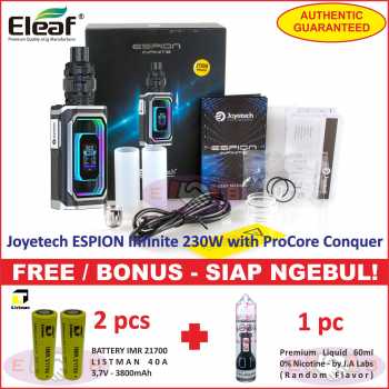 Joyetech ESPION Infinite 230W with ProCore Conquer - Siap Ngebul