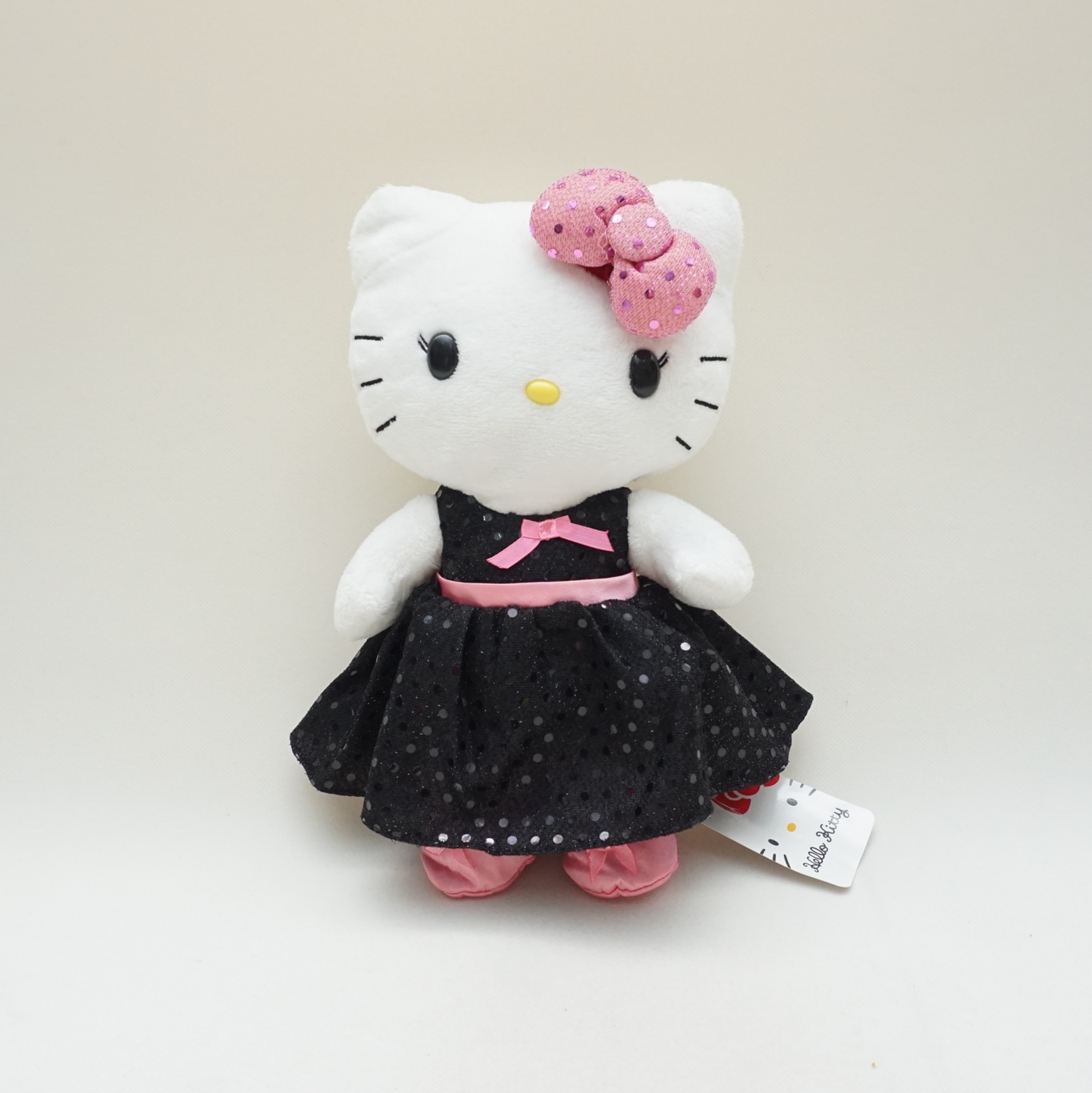 Boneka hello kitty gaun pesta hitam original sanrio