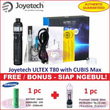 Joyetech ULTEX T80 with CUBIS Max 80W Vaporizer Kit - Siap Ngebul