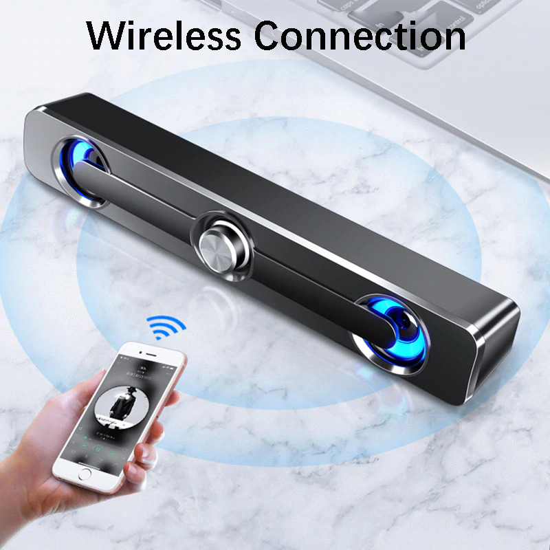 SADA Bluetooth 5.0 Soundbar Speaker Home Theater HiFi Stereo 3W - V-111