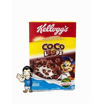 Kelloggs Coco Loops Cereal- Sereal Rasa Coklat 330 g