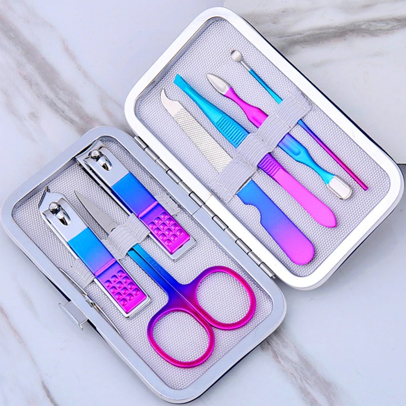 NelBeauty Nail Art Set Gunting Kuku Manicure Pedicure 15 PCS - 7023D