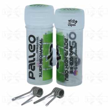 Palleo Prebuild Coil Alien Mechanical 0.11-0.13 Ohm - Green