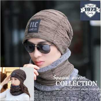 knit caps topi musim dingin