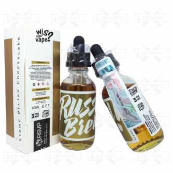 RUSSEL BREW CREME BRULEE CHEESECAKE 60ML - PREMIUM LIQUID VAPE BY RSVP