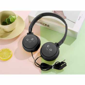Jual LIGER J-18 Handsfree Headset Headphone Macaron Cartoon With
