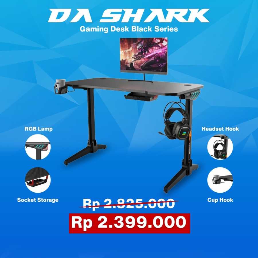 Jual Digital Alliance Gaming Desk SHARK 