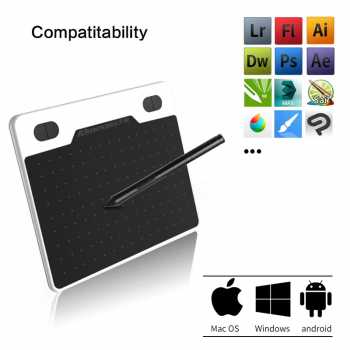 Jual 10moons Graphics Digital Drawing Tablet Inch with Stylus