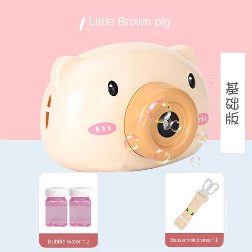 Jual Douyin Pig Bubble Machine Camera Mainan Mesin Gelembung