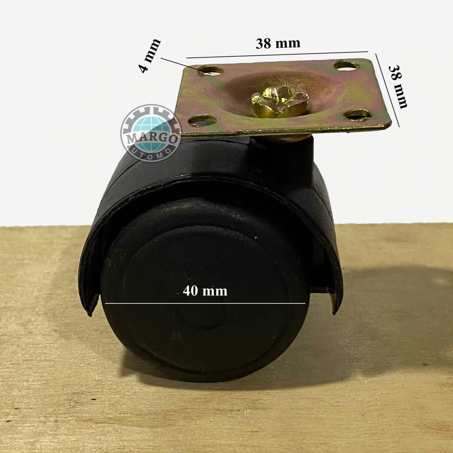 Jual Caster Plat Roda Kursi Meja Furniture D40 | Jakmall.com