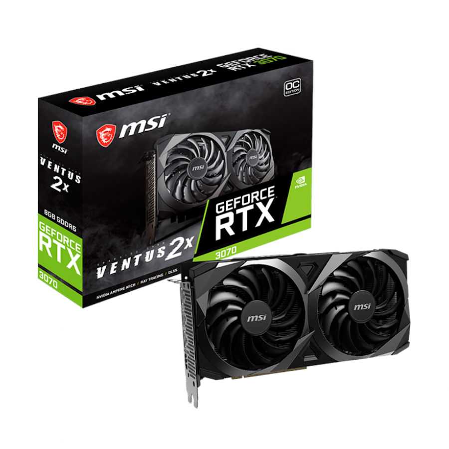 Jual MSI GeForce RTX 3070 VENTUS 2X OC 8GB GDDR6 Dual Fan