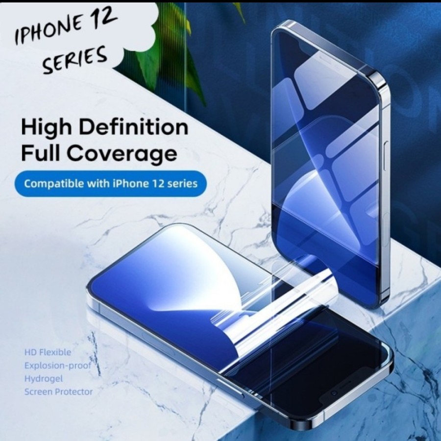 Screen Protector Hydrogel For Iphone 12 Pro Anti Gores Full
