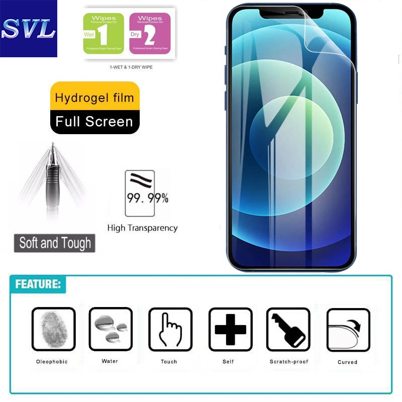Screen Protector Hydrogel For Iphone 12 Anti Gores Full