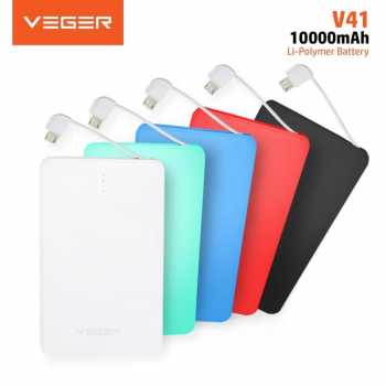 Power Bank VEGER 10000 Mah - PB VEGER - CASAN VEGER CAS VEGER 10000MAH