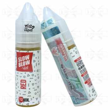 SLOW BLOW SLIM RED 15ML - SALTNIC PREMIUM LIQUID BY SAS