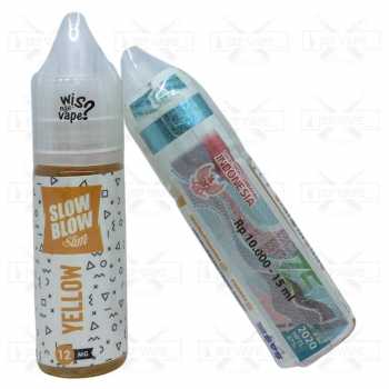 SLOW BLOW SLIM YELLOW 15ML - SALTNIC PREMIUM LIQUID BY SAS