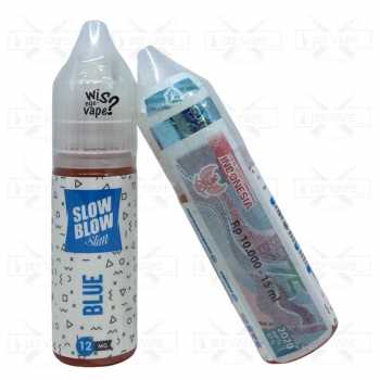 SLOW BLOW SLIM BLUE 15ML - SALTNIC PREMIUM LIQUID BY SAS