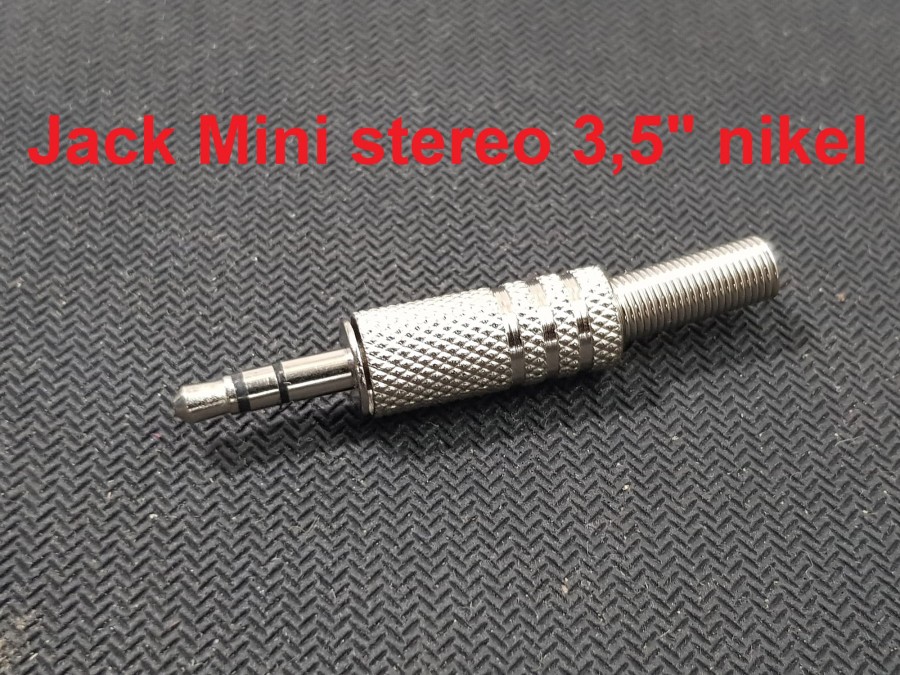Jack Mini stereo 3,5" nikel buntut