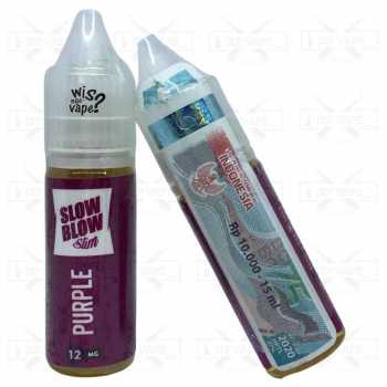 SLOW BLOW SLIM PURPLE 15ML - SALTNIC PREMIUM LIQUID BY SAS