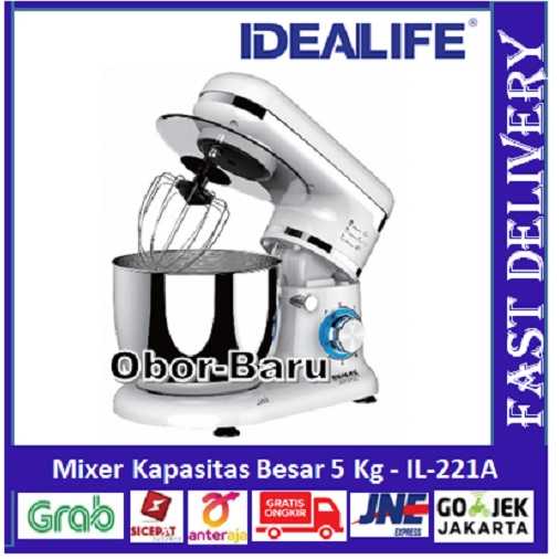 Jual IDEALIFE Professional Stand Mixer Mixer Berdiri Multi