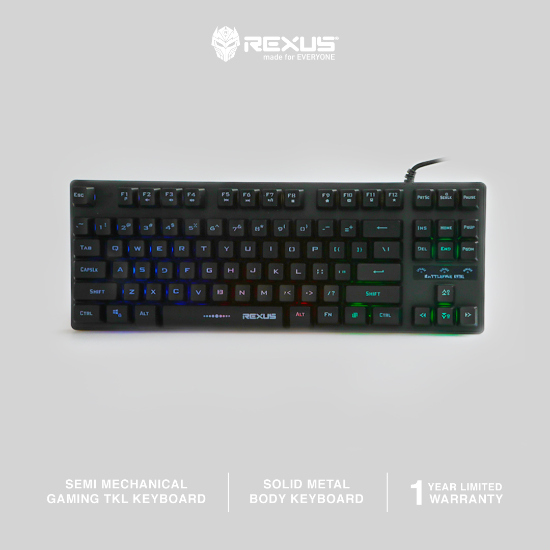 Rexus Keyboard Gaming Fortress K9TKL
