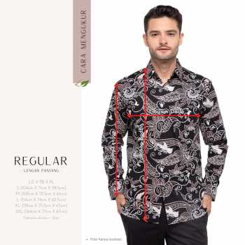 Jual Agrapana Baju Batik Pria Kemeja Batik Pria Lengan Panjang