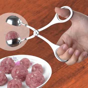 Transhome Meatball Spoon Scoop Gunting Sendok Pembuat Bakso - D0985