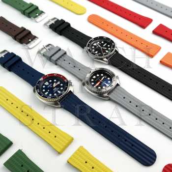 Diver Rubber Strap 20mm 22mm Seiko