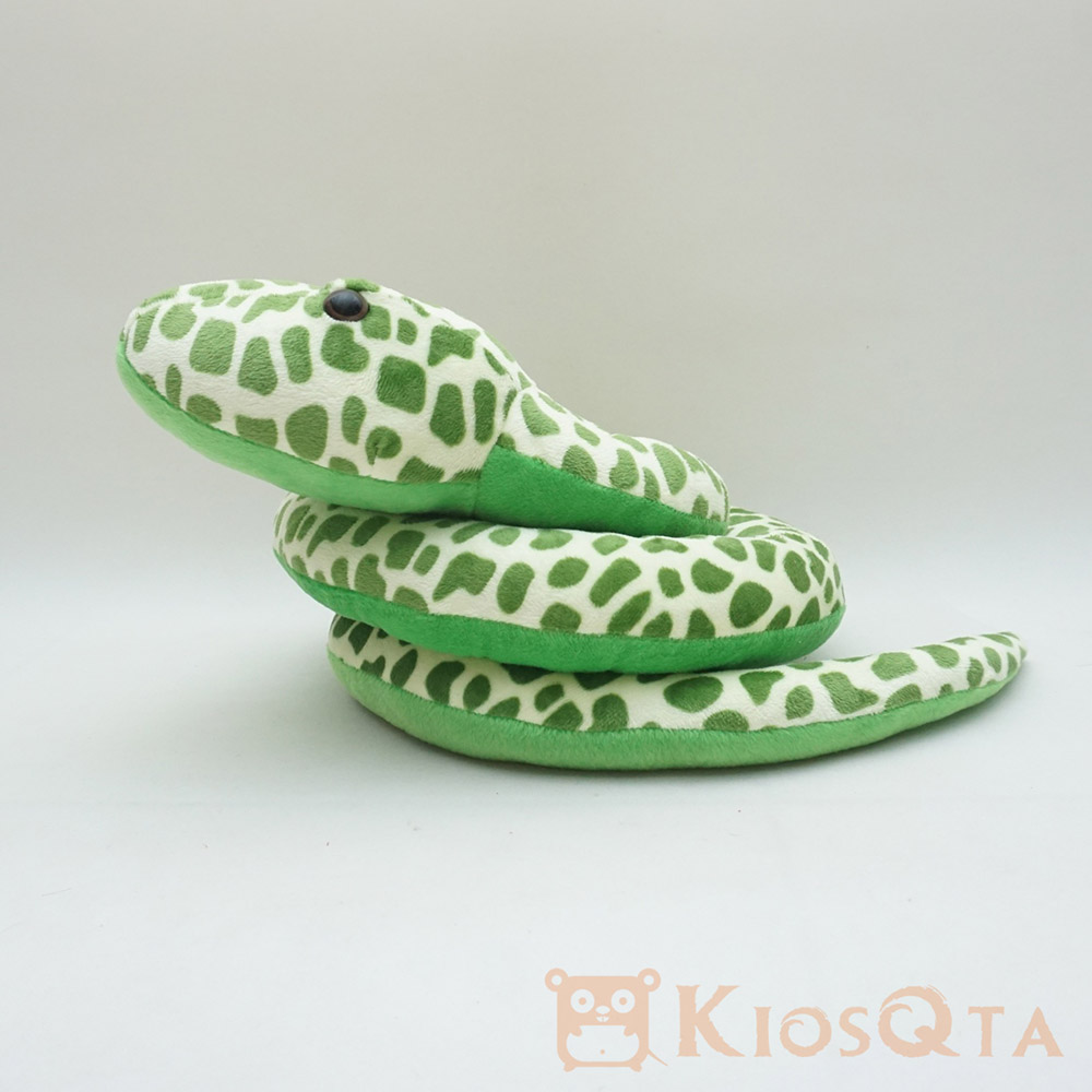 Boneka ular snake hijau melingkar large MAR