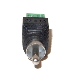 Jack RCA male screw ( bisa untuk Video, Audio )