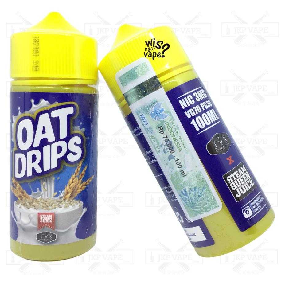 Jual OAT DRIPS 100ML PREMIUM LIQUID BY JVS x STEAM QUEEN