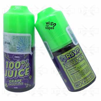 RSVP 100% Juice Grape Smoothies 30ML - Liquid Vape Freebase