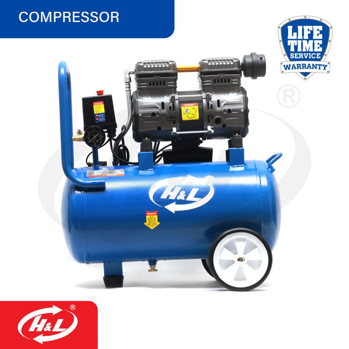 HL N1-1-4HP Mesin Kompresor Angin 30 Liter Oiless