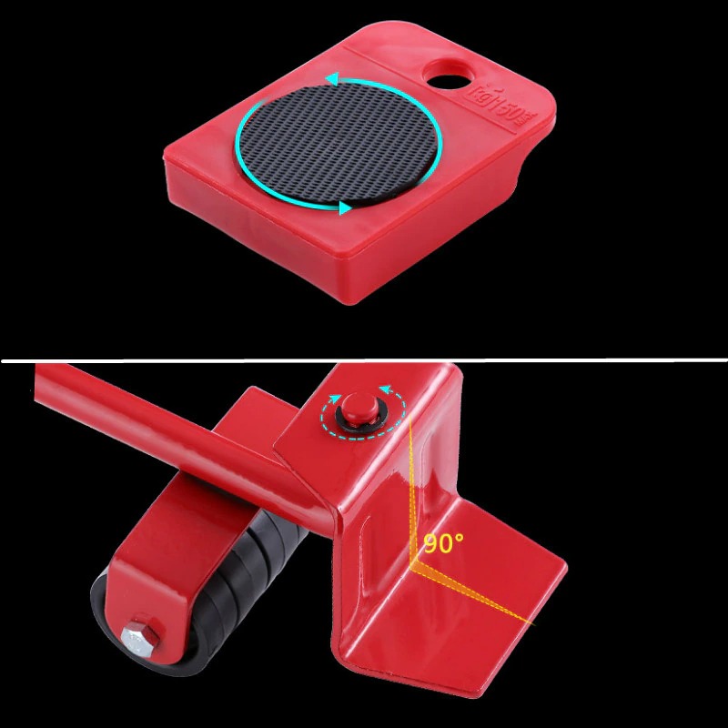 FNICEL Alat Angkut Furniture Lifter Carrier Wheel Bar Mover 150kg - FTS30